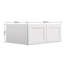 HOMEIBRO Cozy Design, meuble mural standard en contreplaqué, prêt à assembler, 33 cm (L) x 24 cm (P) x 15 cm (H), couleur gris tourterelle.-915285825-915386483