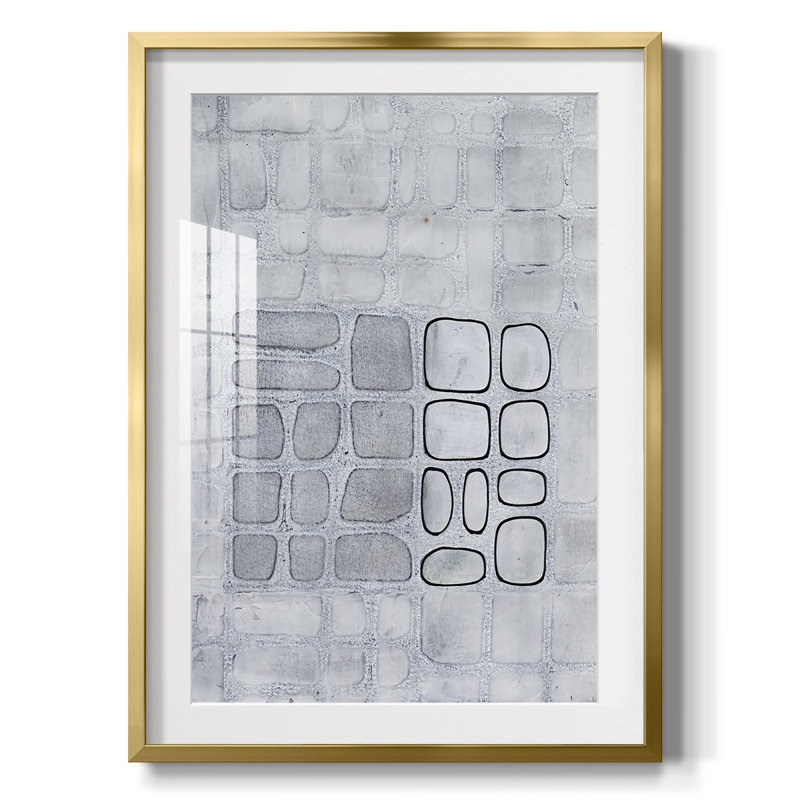 Lumen Colour II -Framed Print, 28.5" H x 20.5" W, Gold