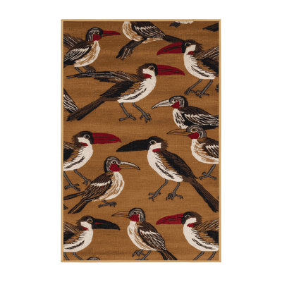  Tapis lavable à bec rouge Quelea