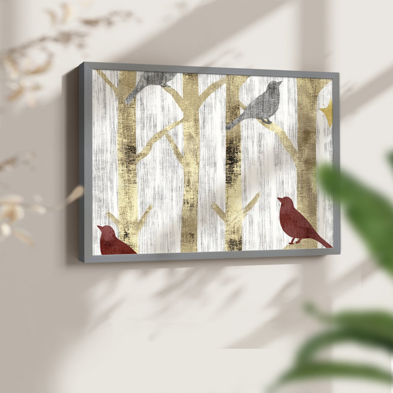 Chirstmas Art-CXXX -Framed Print - Restickable, H 11 po x l 14 po, Gris
