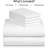 Luxclub 4 PC Snow White King Silky Soft Cooling Extra Deep Pocket Performance Sheet Set-123418261-134223520