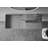 40 in. Wall-Mount or Countertop Bathroom Hidden Drain with Side Faucet Hole-67800316