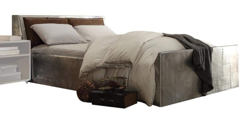 Kajana Upholstered Bookcase Storage Bed