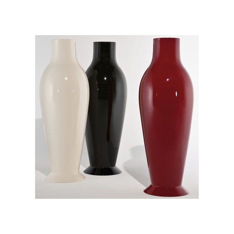 Misses Flower Power Floor Vase, Red