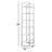 Adams 90" H x 36" W Etagere Bookcase