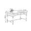 Bureau en bois d'hévéa rétro American Style-918204771