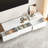 Tymeo 100.4'' W Modern TV Stand Retracted & Extendable 3-Drawer Media Console Walnut-889330409