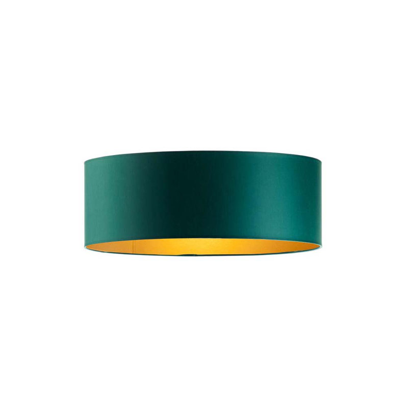Suniga Fabric Flush Mount, Green, 20cm H x 40cm W x 40cm D