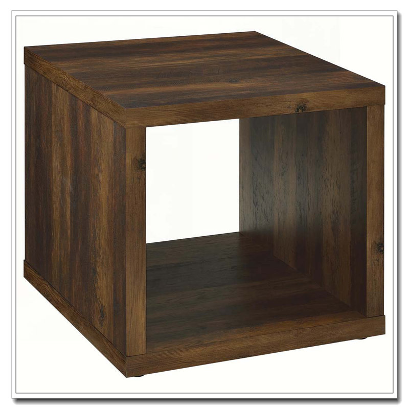Table de bout d'appoint Flint, Brun