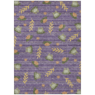 Machine Washable Indoor/Outdoor Chantille ACN2795 Kids Rug