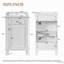 Meuble-lavabo de 18 po de style français avec porte à fermeture douce et tablette réglable-292183846