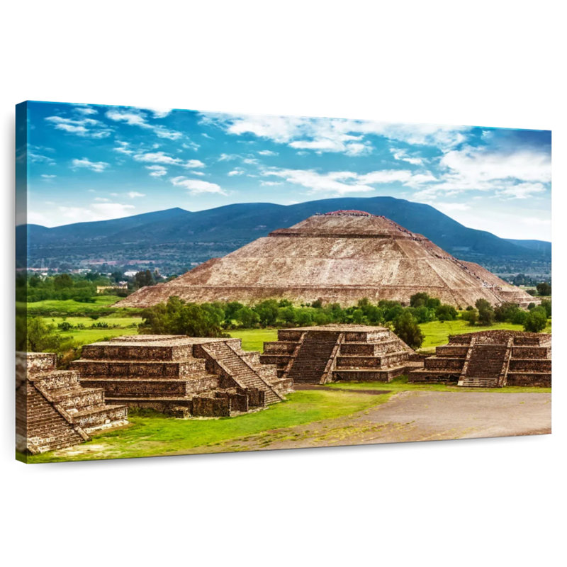 Aztec Pyramid, 32" H x 48" W