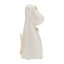 Figurine de chien en grès et métal Glam avec nœud papillon et lunettes - élégante sculpture décorative-115785509