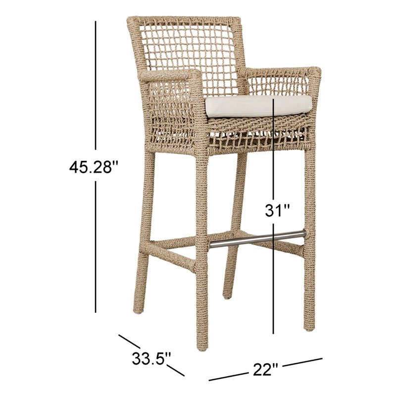 Outdoor Bar Stool, Bar Stool (31” Seat Height