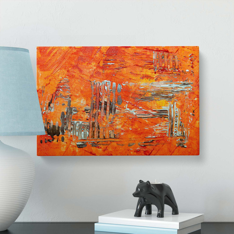 Abstract Art Painting Vol.246 by S.Johnson - Wrapped Canvas Painting, 60cm H x 91cm W x 3cm D