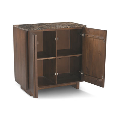 Lamont Accent Cabinet Walnut, Emperado