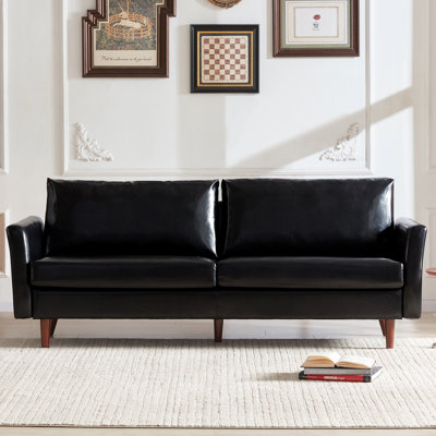 80.3'' Faux Leather Sofa