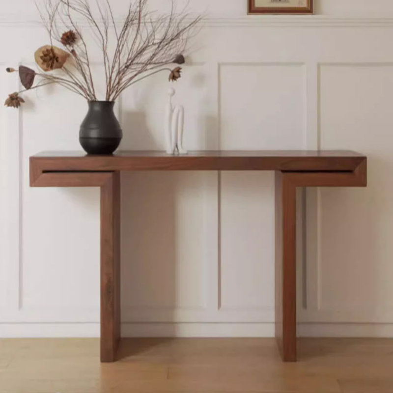 La console naturellement élégante, Brun, H 31,49 po x l 47,24 po x P 15,75 po