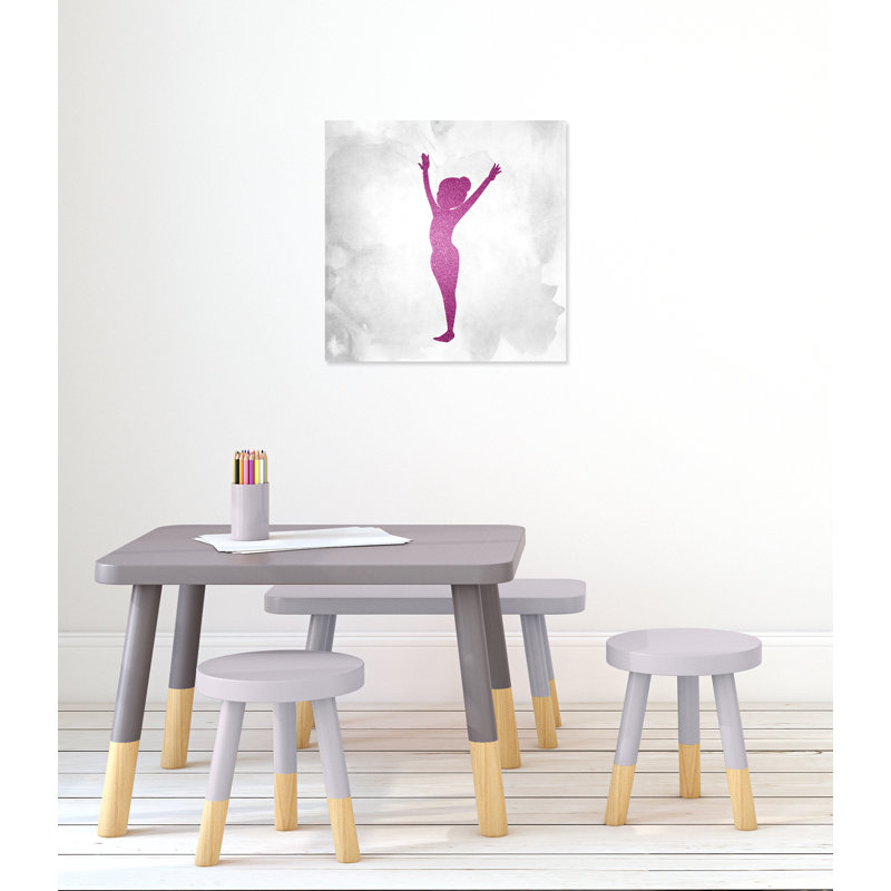 Gymnastique 2, H 24 po x l 24 po x P 1,5 po, Toile