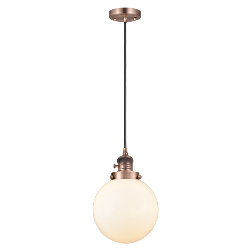 Luminaire suspendu sphère 1 lumière Lorri
