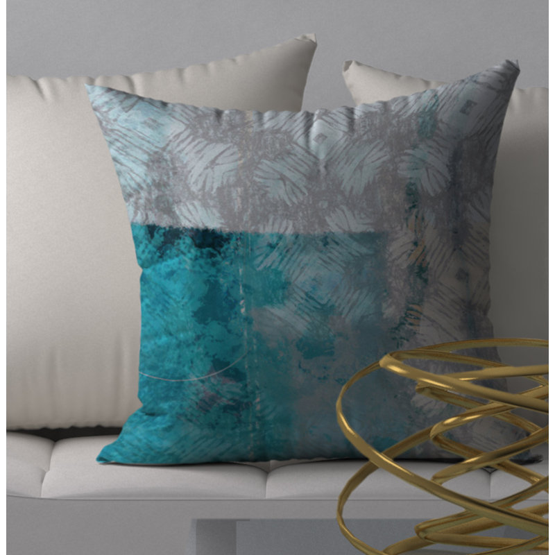 Housse de coussin carrée en fossette swell, 20 po x 20 po