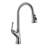 Topcraft Stainless Steel Single Handle Pull-Down Sprayer Kitchen Sink Faucet with 360° Swivel Spout-51285819