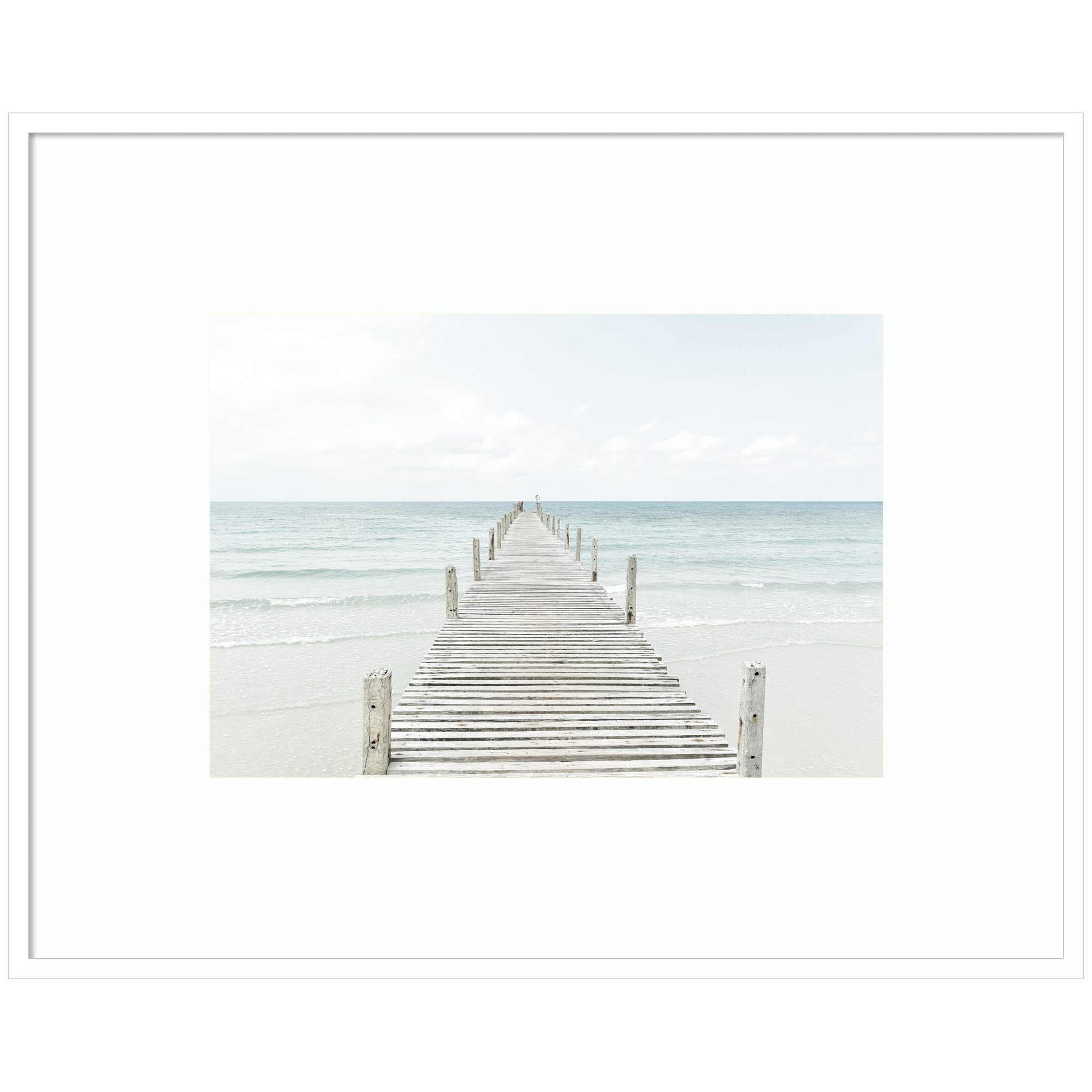 Lark Manor Beach 5s by Amy Peterson Framed Wall Art Print - Wayfair Canada