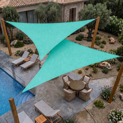 ColorTree Customizable Waterproof Triangle Sun Shade Sail – Durable & UV-Resistant