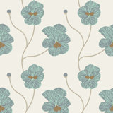 Natalie Papier Floral Wallpaper Roll