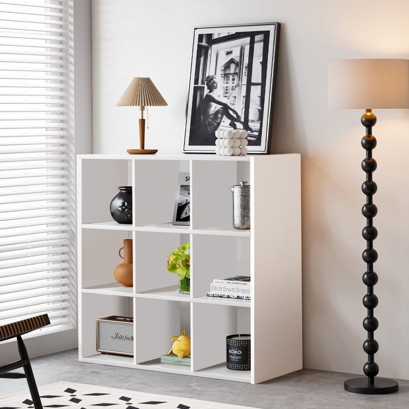 Shelaya 93cm H x 93cm W Cube Bookcase