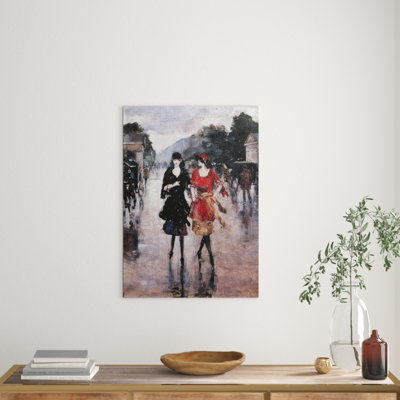 Lesser Ury Two Girls - Frameless Print