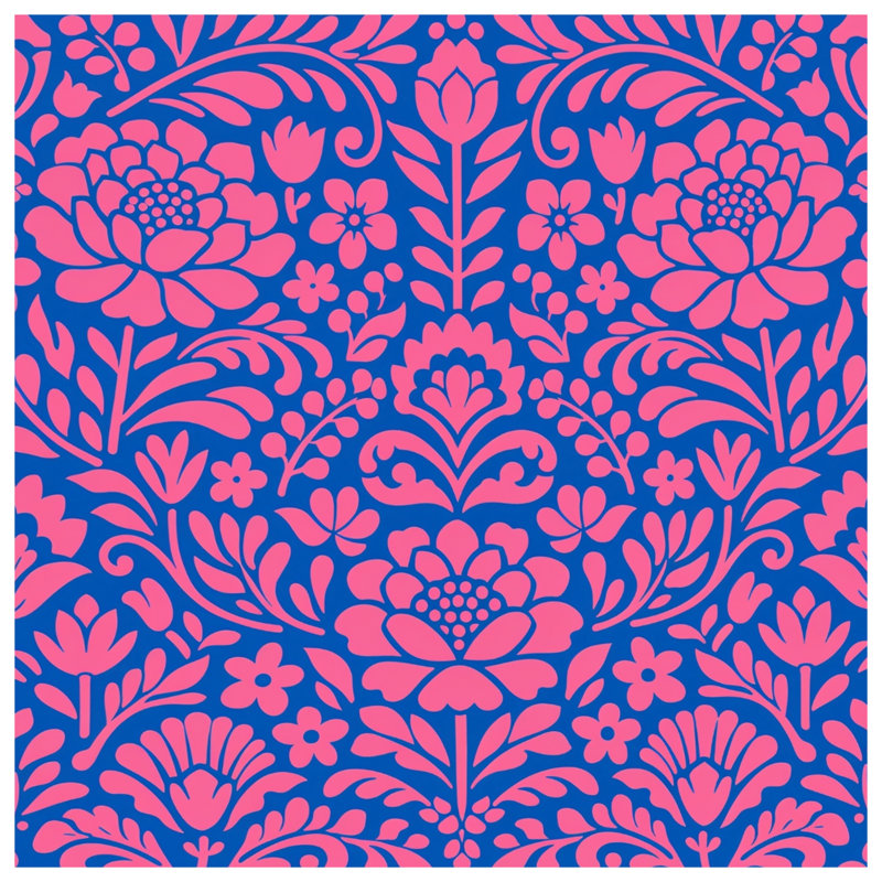 Couvertures à motif floral rose, 50in W x 60in H
