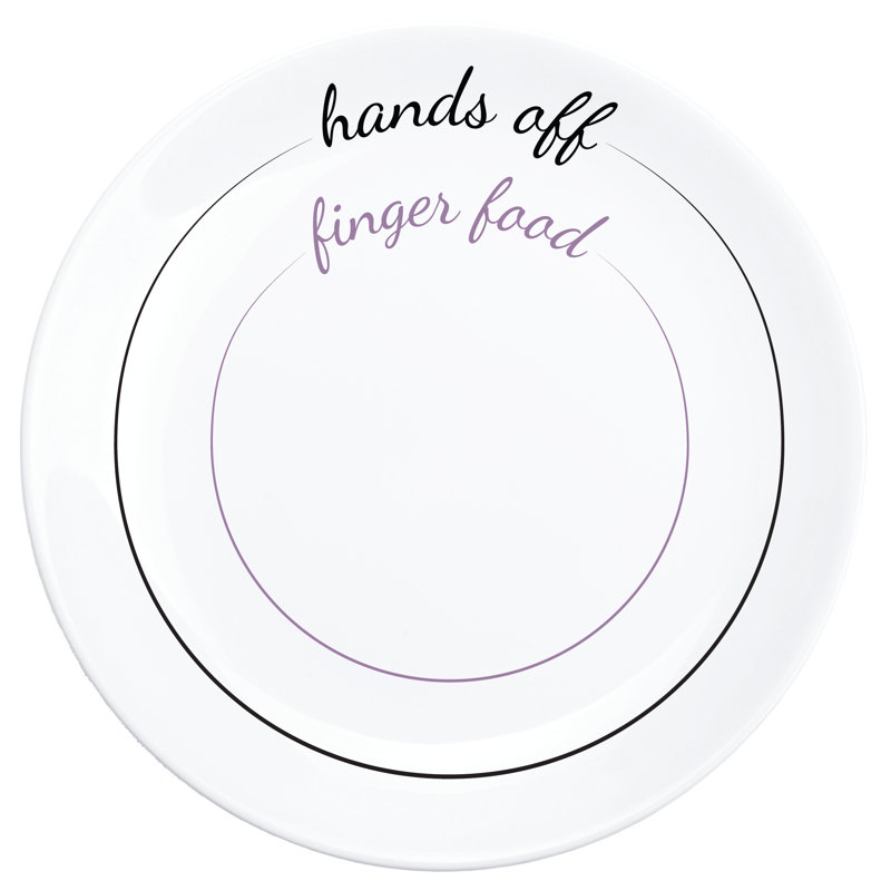 Hands Off Appetizer Plate