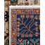 Tapis unique noué à la main Serapi - brun, 8 pi 0 po x 9 pi 11 po