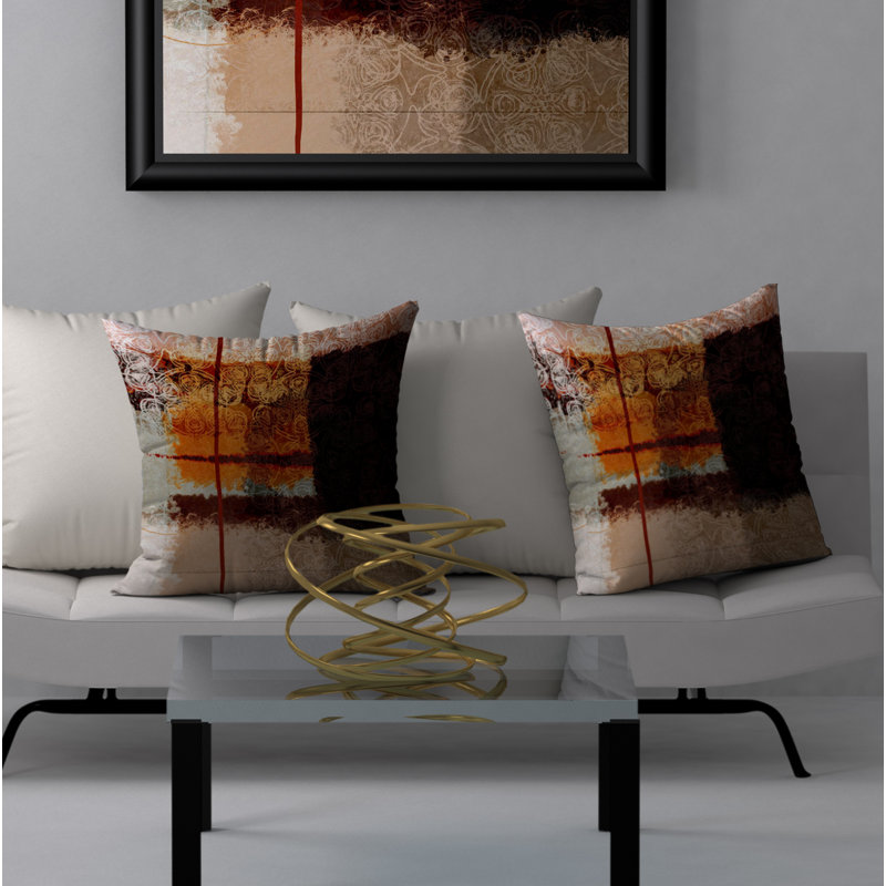 Housse et insert de coussin carré exceptionnel exceptionnel, 20 po X 20 po