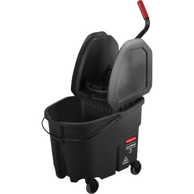 Seau d’appui-balai en duvet avec wringer wavebrake