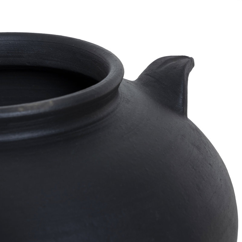 Civita Vase, Aged Black