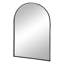 24" X 36" Metal Frame Black Arched Mirror For An Attractive Home Elegant Room