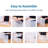 12 Pair Stackable Shoe Storage Box