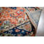 Hand-Knotted Rust Wool Traditional Floral Oushak Area Rug