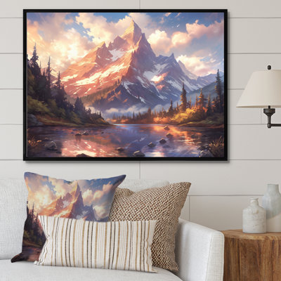 Impression sur toile Mountain View Bliss I - campagne