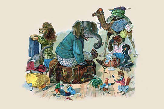 " The Next Thing They Had To Do Was To Start Packing " by G.H. Thompson