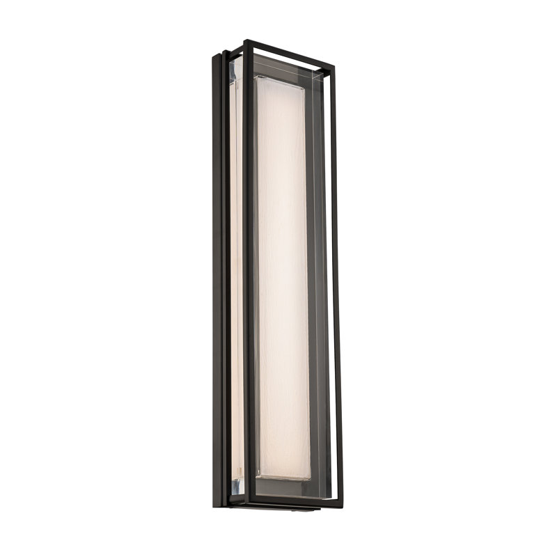 Beech 4000K Dimmable LED Outdoor Wall Light With Color Temperature Switch from 2700K/3000K/3500K/4000K, Weather Resistant Powder Coated Finish
