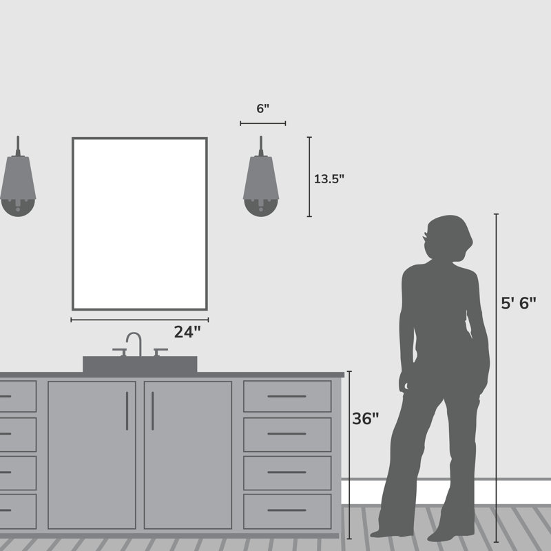 Hunter Valley Park 1 Light Large Matte Black and White Linen Plug-In Wall Sconce Light Fixture, Matte Black