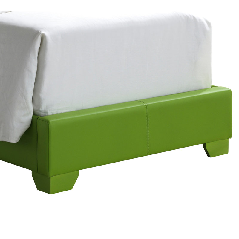 Lit simple Apple, 47 po de hauteur x 41 po de largeur, 81 po de profondeur, couvre-lit d'unité centrale, convient aux espaces compacts, nécessite un ensemble de sommier ou de lattes pour un lit de repos profond et confortable avec finition, H x P, revêtement, espaces, détente