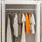 Wardrobe Set With Top Cabinet And Elegent Design