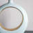 Round Vase,White/Gold