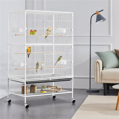 Cage en métal avec roulettes H 52 po Sevigny