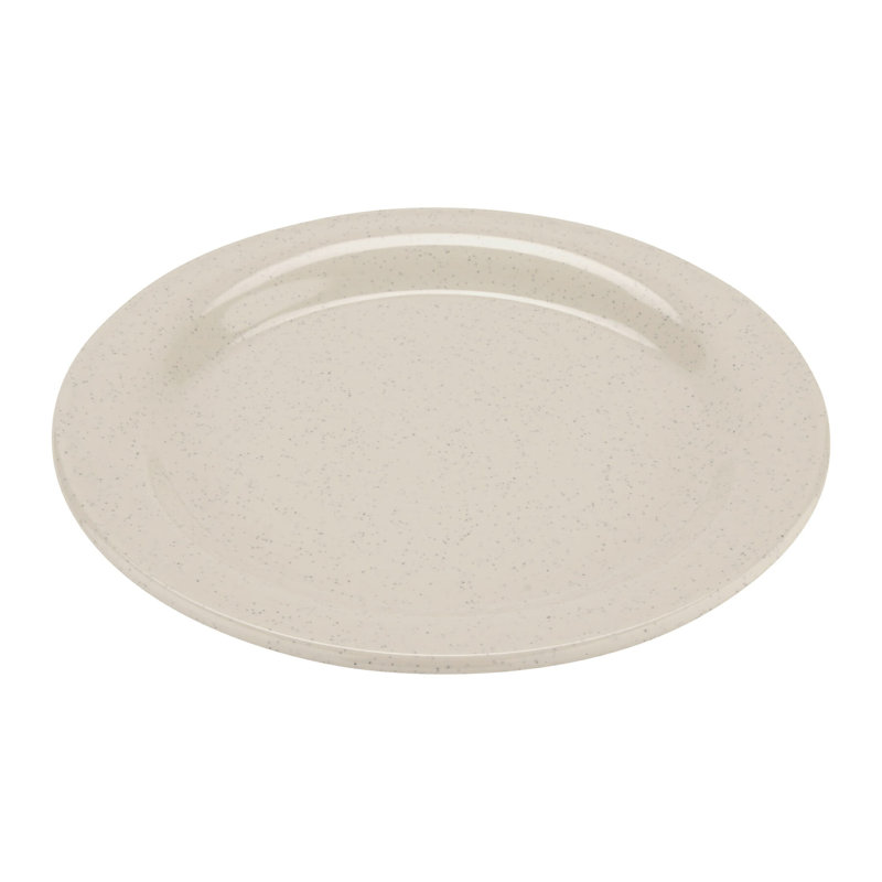 Assiette à salade en mélamine incassable GET BF-090-IR, 9 po, Ironstone (ensemble de 12)