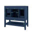Ensemble de meuble-lavabo de salle de bain 36 po avec armoire et trois tiroirs-364586430